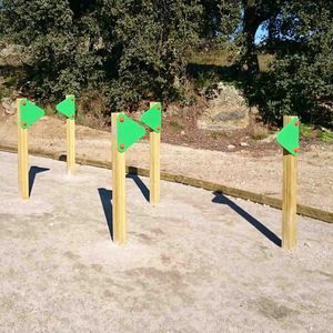 circuito de obstáculos para parque infantil