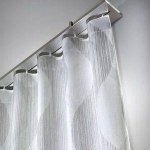 cortina de voile estampada