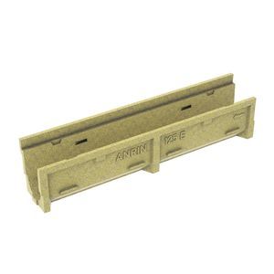 calha de escoamento em concreto de resina