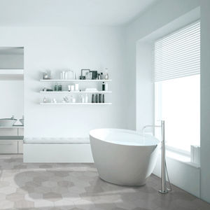revestimentos hexagonais para ambientes internos