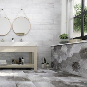 revestimentos hexagonais para ambientes internos