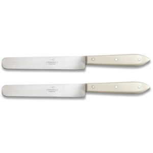 faca de mesa com cabo de chifre