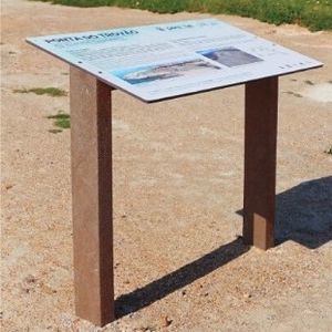 mesa de orientação em plástico reciclado 1