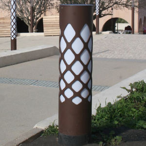 poste balizador de iluminação de jardim 1