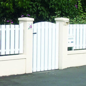 portão de jardim em PVC