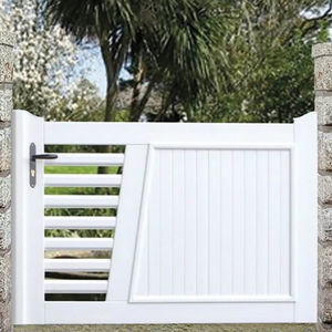 portão de jardim em PVC