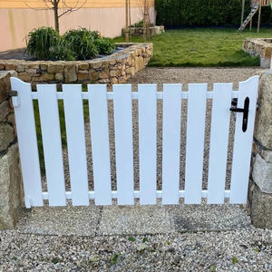 portão de jardim em PVC