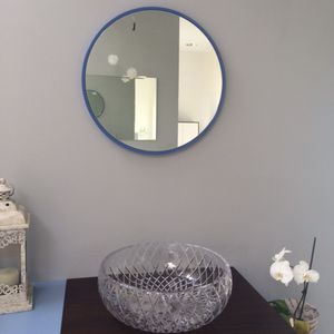 epelho para banheiro de parede / contemporâneo / redondo