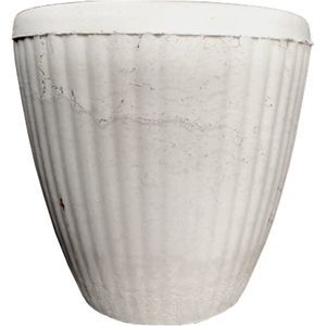 vaso de jardim em concreto