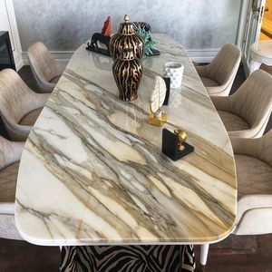 tampo de mesa em mármore