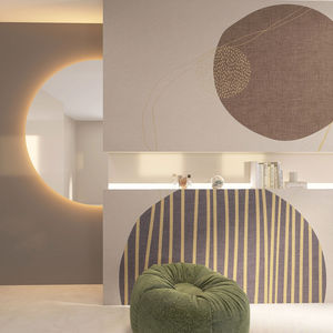 papel de parede laminado ouro