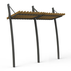 pérgola em madeira