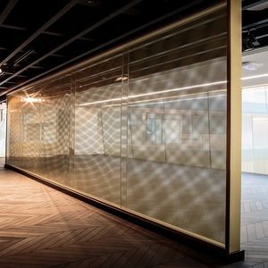 painel de vidro laminado