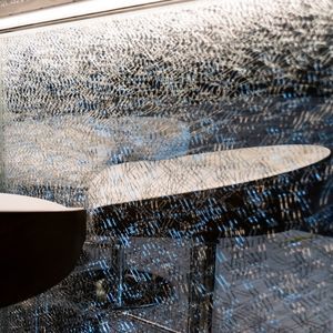 painel de vidro laminado