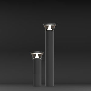 poste balizador de iluminação para espaços públicos
