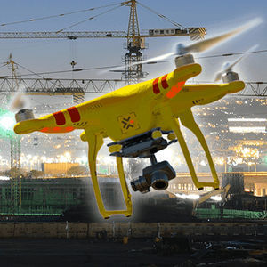 drone de quatro rotores