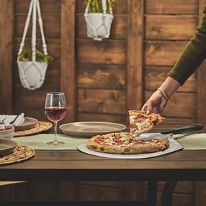 pá de pizza metálica