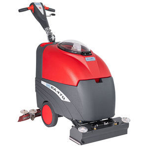 lavadora automática com operador a pé