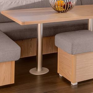 base de mesa em liga metálica