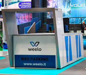 abrigo para bicicletas em aço