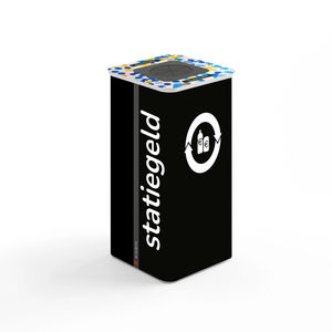 lixeira em plástico reciclado