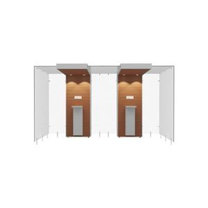 cabine de fumadores para ambiente interno