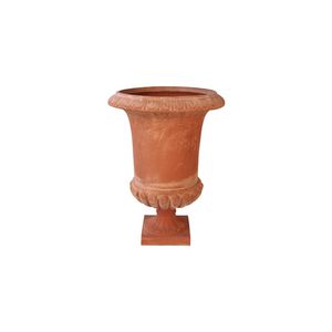 vaso de jardim em terracota