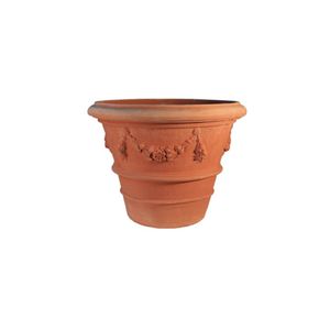 vaso de jardim em terracota