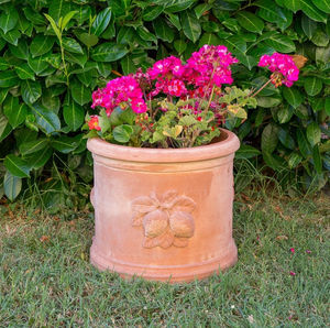 vaso de jardim em terracota