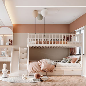 quarto infantil cinza