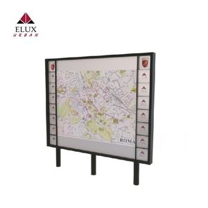 painel publicitário de piso 1
