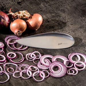 faca de cozinha com cabo em aço inoxidável