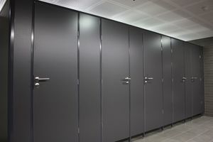 divisória para banheiro em HPL