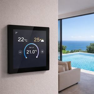 tela sensível ao toque para sistema de automação residencial