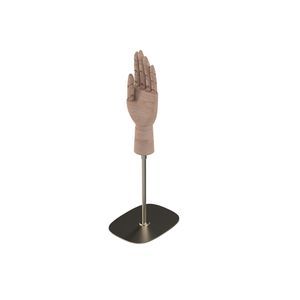 mão de manequim feminino adulto