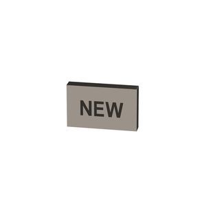 placa de identificação fixa