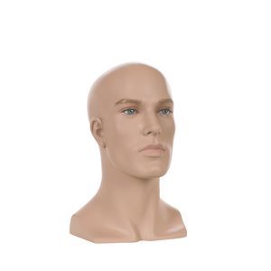 cabeça de manequim masculino adulto