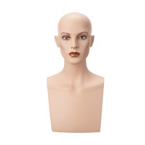 cabeça de manequim feminino adulto