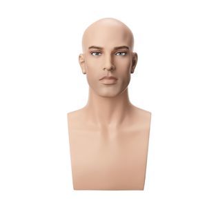 cabeça de manequim masculino adulto