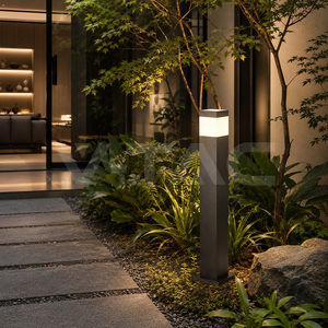 poste balizador de iluminação de jardim