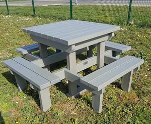 mesa de piquenique contemporânea