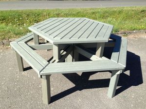 mesa de piquenique contemporânea