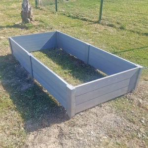 jardineira para horta em plástico reciclado