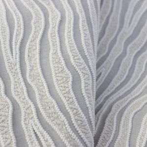 cortina de voile estampada