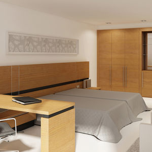 quarto de hotel contemporâneo