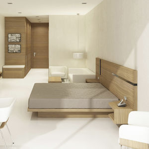 quarto de hotel contemporâneo