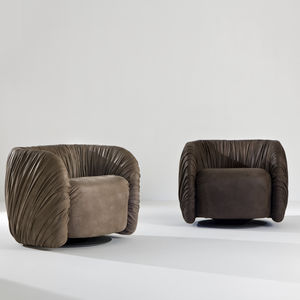 poltrona design original / em tecido / em couro / giratória