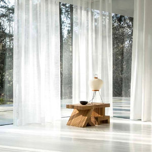 cortina de voile estampada