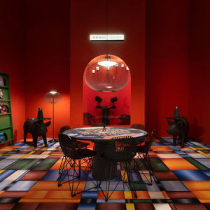 cadeira de sala de jantar contemporânea
