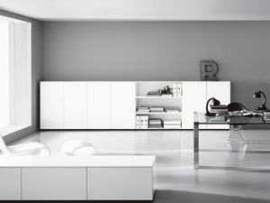 conjunto de secretária e móveis de arrumação de Piero Lissoni 1